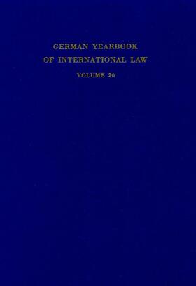 Delbrück / Hofmann / Zimmermann | German Yearbook of International Law / Jahrbuch für Internationales Recht. | Buch | 978-3-428-04158-9 | sack.de