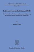 Willke |  Leitungswissenschaft in der DDR. | Buch |  Sack Fachmedien