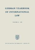 Delbrück / Hofmann / Zimmermann |  German Yearbook of International Law - Jahrbuch für Internationales Recht. | Buch |  Sack Fachmedien