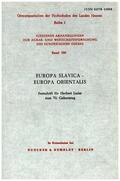 Grothusen / Zernack |  Europa Slavica - Europa Orientalis. | Buch |  Sack Fachmedien