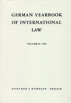 Delbrück / Hofmann / Zimmermann | German Yearbook of International Law / Jahrbuch für Internationales Recht. | Buch | 978-3-428-04633-1 | sack.de