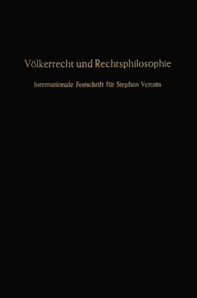 Fischer / Köck / Verdross |  Völkerrecht und Rechtsphilosophie. | Buch |  Sack Fachmedien