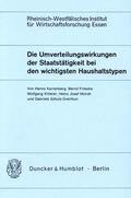 Karrenberg / Fritsche / Kitterer |  Die Umverteilungswirkungen der Staatstätigkeit bei den wichtigsten Haushaltstypen. | Buch |  Sack Fachmedien
