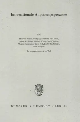 Woll |  Internationale Anpassungsprozesse. | Buch |  Sack Fachmedien
