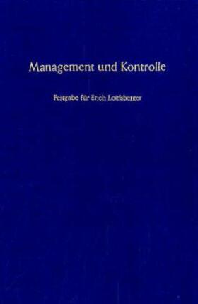 Seicht |  Management und Kontrolle. | Buch |  Sack Fachmedien