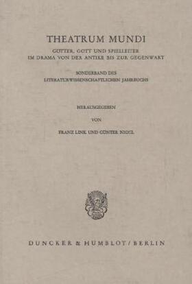 Link / Niggl |  Theatrum Mundi. | Buch |  Sack Fachmedien