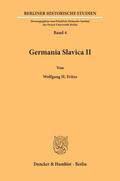 Fritze |  Germania Slavica II. | Buch |  Sack Fachmedien