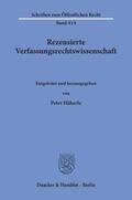 Häberle |  Rezensierte Verfassungsrechtswissenschaft. | Buch |  Sack Fachmedien