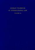 Delbrück / Hofmann / Zimmermann |  German Yearbook of International Law / Jahrbuch für Internationales Recht. | Buch |  Sack Fachmedien