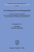 Böhret / Siedentopf |  Verwaltung und Verwaltungspolitik. | Buch |  Sack Fachmedien
