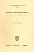 Wagner |  Inflation und Wirtschaftswachstum. | Buch |  Sack Fachmedien