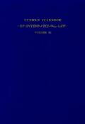 Delbrück / Zimmermann / Hofmann |  German Yearbook of International Law / Jahrbuch für Internationales Recht. | Buch |  Sack Fachmedien
