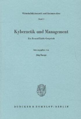 Baetge |  Kybernetik und Management. | Buch |  Sack Fachmedien