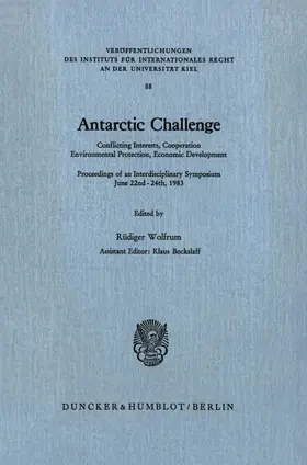 Wolfrum |  Antarctic Challenge. | Buch |  Sack Fachmedien