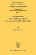 Käsmeier |  Euromärkte und nationale Finanzmärkte: Eine Analyse ihrer Interdependenz. | Buch |  Sack Fachmedien