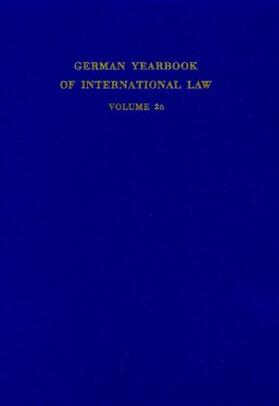 Delbrück / Hofmann / Zimmermann | German Yearbook of International Law / Jahrbuch für Internationales Recht. | Buch | 978-3-428-05628-6 | sack.de
