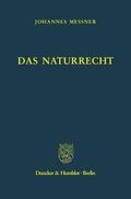 Messner |  Das Naturrecht. | Buch |  Sack Fachmedien
