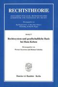Krawietz / Schelsky |  Rechtssystem und gesellschaftliche Basis bei Hans Kelsen. | Buch |  Sack Fachmedien
