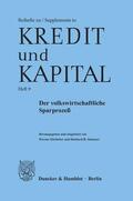 Ehrlicher / Simmert |  Der volkswirtschaftliche Sparprozeß. | Buch |  Sack Fachmedien