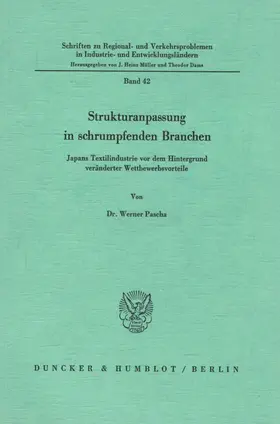 Pascha | Strukturanpassung in schrumpfenden Branchen. | Buch | 978-3-428-05983-6 | sack.de