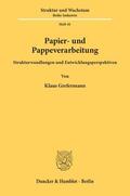 Grefermann |  Papier- und Pappeverarbeitung. | Buch |  Sack Fachmedien