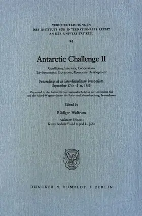 Wolfrum |  Antarctic Challenge II. | Buch |  Sack Fachmedien