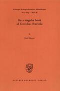 Johnston |  On a singular book of Cervidius Scaevola. | Buch |  Sack Fachmedien