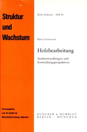 Grefermann |  Holzbearbeitung. | Buch |  Sack Fachmedien
