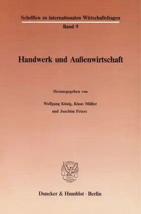 König / Müller / Peters |  Handwerk und Außenwirtschaft. | Buch |  Sack Fachmedien
