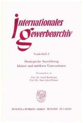 Bamberger / Pleitner |  Strategische Ausrichtung kleiner und mittlerer Unternehmen. | Buch |  Sack Fachmedien