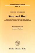 Gembruch / Kunisch |  Staat und Heer. | Buch |  Sack Fachmedien