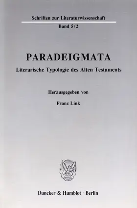 Link |  Paradeigmata. | Buch |  Sack Fachmedien