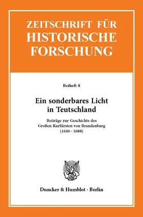 Heinrich |  Ein sonderbares Licht in Teutschland | Buch |  Sack Fachmedien