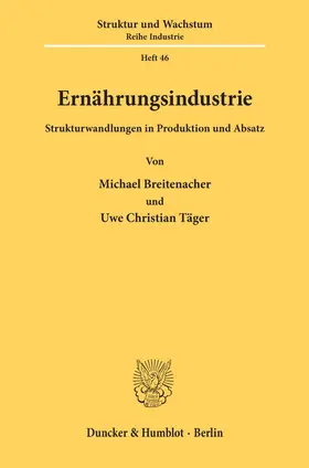 Breitenacher / Täger |  Ernährungsindustrie. | Buch |  Sack Fachmedien