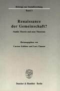 Schlüter / Clausen |  Renaissance der Gemeinschaft? | Buch |  Sack Fachmedien