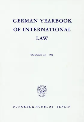 Delbrück / Hofmann / Zimmermann |  German Yearbook of International Law - Jahrbuch für Internationales Recht. | Buch |  Sack Fachmedien