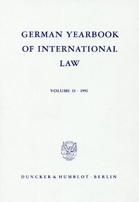 Delbrück / Hofmann / Zimmermann | German Yearbook of International Law / Jahrbuch für Internationales Recht. | Buch | 978-3-428-07051-0 | sack.de