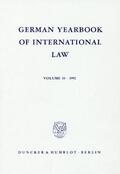 Delbrück / Hofmann / Zimmermann |  German Yearbook of International Law / Jahrbuch für Internationales Recht. | Buch |  Sack Fachmedien
