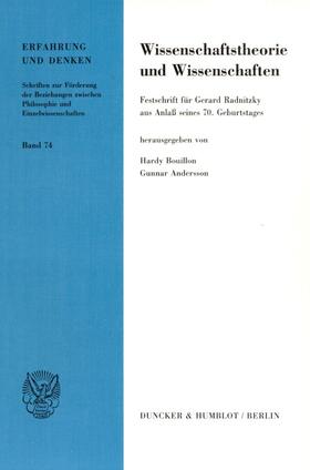 Bouillon / Andersson |  Wissenschaftstheorie und Wissenschaften. | Buch |  Sack Fachmedien