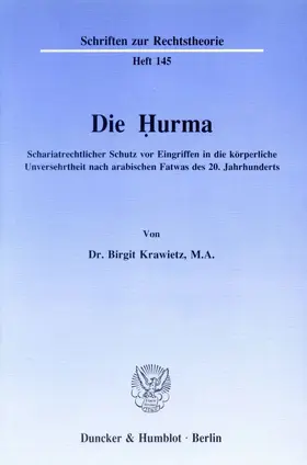 Krawietz |  Die Hurma. | Buch |  Sack Fachmedien