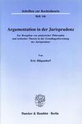 Hilgendorf |  Argumentation in der Jurisprudenz. | Buch |  Sack Fachmedien