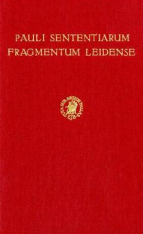 Archi / David / Levy |  Pauli Sententiarum. | Buch |  Sack Fachmedien