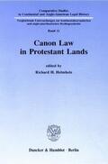 Helmholz |  Canon Law in Protestant Lands. | Buch |  Sack Fachmedien