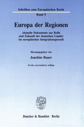 Bauer |  Europa der Regionen | Buch |  Sack Fachmedien