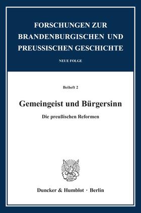 Sösemann | Gemeingeist und Bürgersinn. | Buch | 978-3-428-07772-4 | sack.de