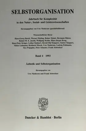 Niedersen / Schweitzer |  Selbstorganisation. | Buch |  Sack Fachmedien