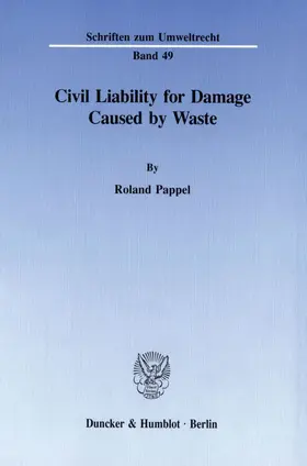 Pappel |  Civil Liability for Damage Caused by Waste | Buch |  Sack Fachmedien