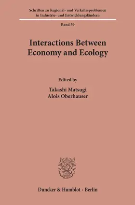Matsugi / Oberhauser |  Interactions Between Economy and Ecology. | Buch |  Sack Fachmedien