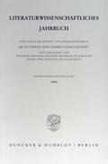 Berchem / Heftrich / Kapp |  Literaturwissenschaftliches Jahrbuch. | Buch |  Sack Fachmedien