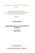 Schinke / Penkaitis |  Entwicklungstendenzen der Agrarstrukturen in Rußland | Buch |  Sack Fachmedien